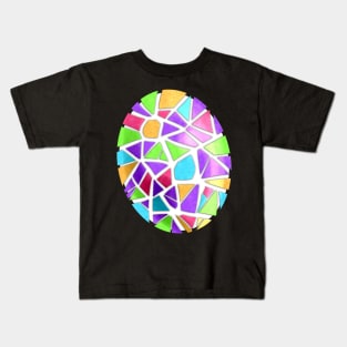 Colorful Mosaic Easter Egg Decoration For Easter Kids T-Shirt